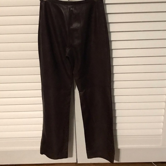 VINTAGE Agnona, Bergdorf Goodman leather pants, 8 - Picture 6 of 6